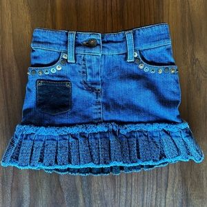 Louis Vuitton Little Girl’s Jean Skirt
